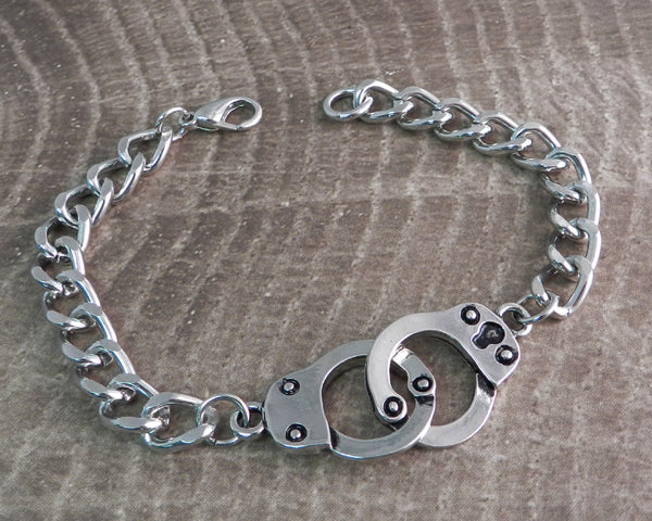 HandCuff Set on Snap Hook key chain  AMiGAZ Attitude Approved Accessories