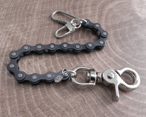AMiGAZ Bike Chain & Shackle Double Wallet Chain Black