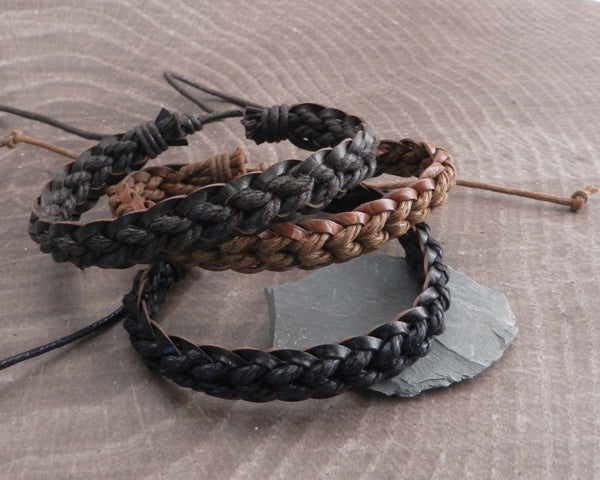 Braid Leather Bracelet