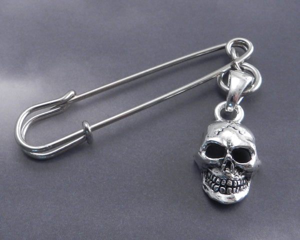 AMiGAZ Skull Cross Key Chain Clip-On